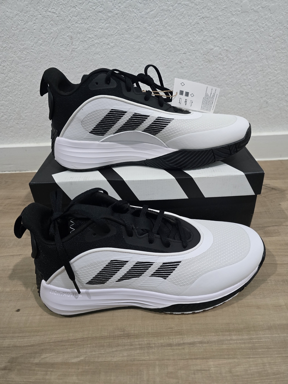 Adidas Own The Game 3 Men's Black & White Performance Trainer